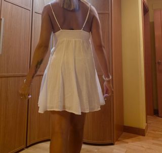 Vestido blanco Zara XS/S verano