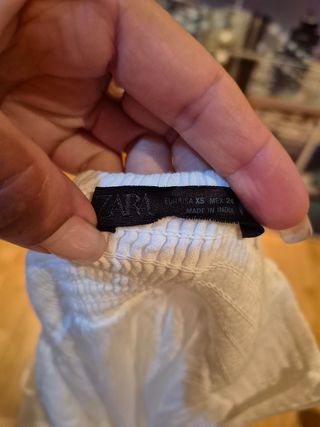 Vestido blanco Zara XS/S verano