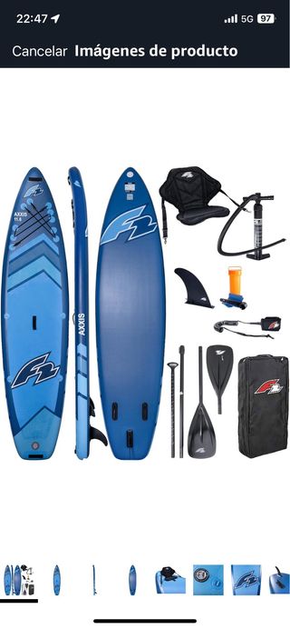 Tabla Paddle Surf F2 Axxis 11.6 nueva