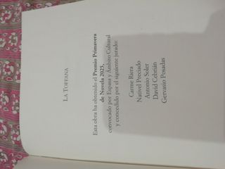 La Toffana: Premio Primavera de Novela 2025