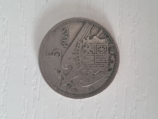 Moneda 5 Ptas Franco