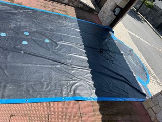 Lona piscina azul 8x4m