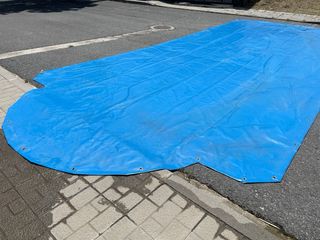 Lona piscina azul 8x4m