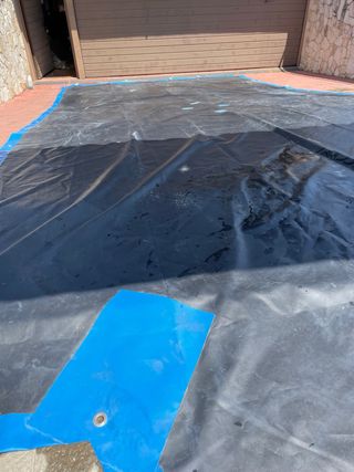 Lona piscina azul 8x4m