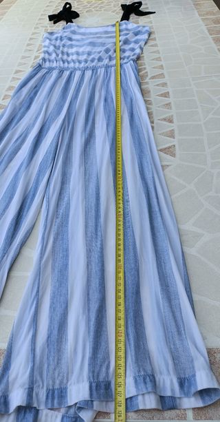 Mono rayas azul y blanco