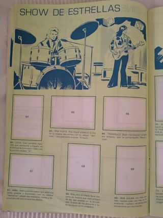 Álbum cromos Show de Estrellas