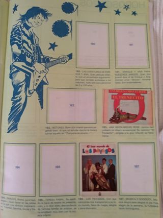 Álbum cromos Show de Estrellas