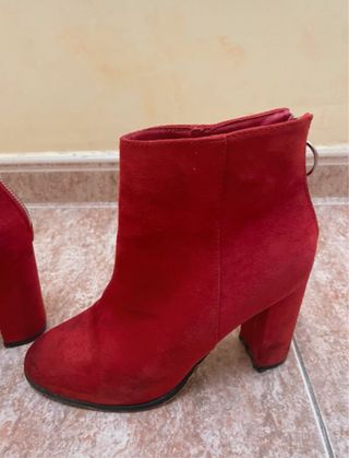 Botines rojos Marypaz