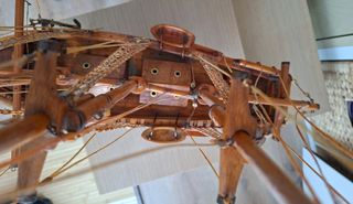 Maqueta Barco Madera Artesanal