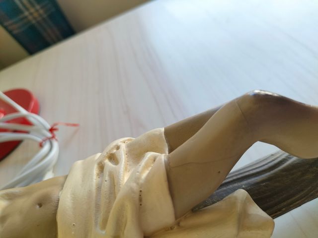 Crucifijo vintage madera-escayola