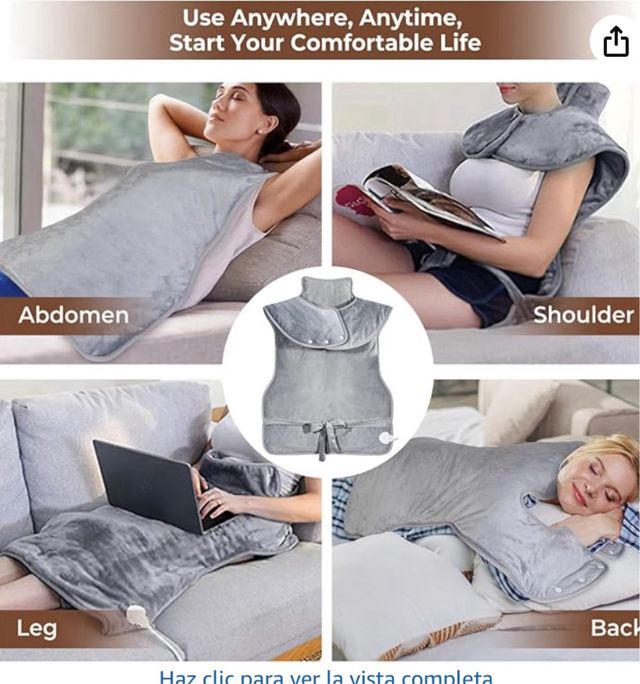 MANTA TERMICA CUELLO Y ESPALDA. NUEVA A ESTRENAR