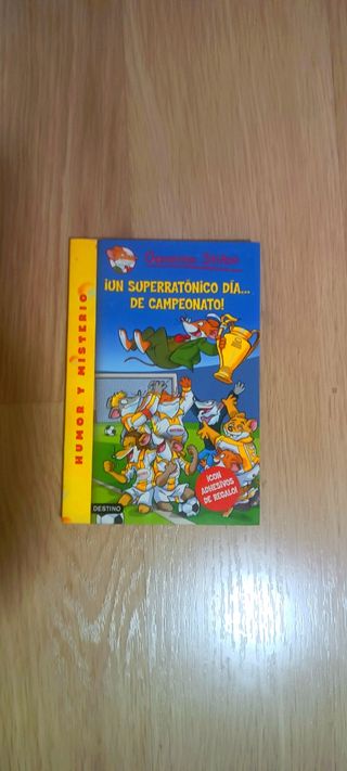 Gerónimo STILTON N35 Fútbol Libro Infantil 