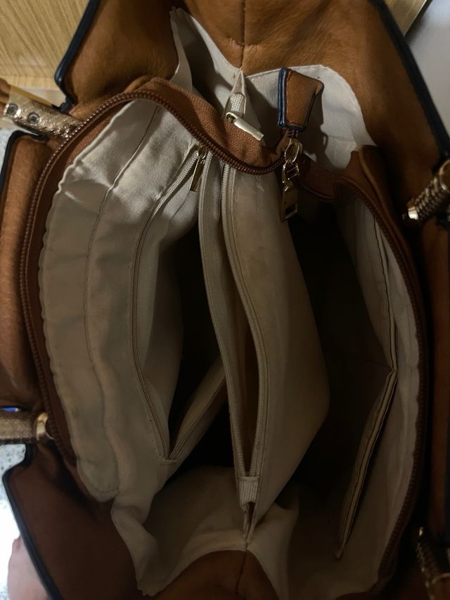 Bolso Lacoste marrón