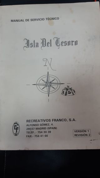 Manual Isla Del Tesoro Recreativos Franco