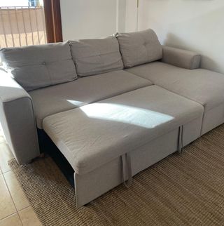 Sofá cama 3 plazas gris en Sóller 