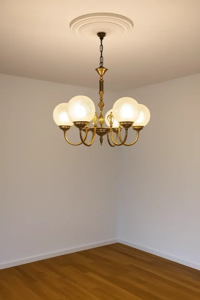 Lamparas vintage doradas