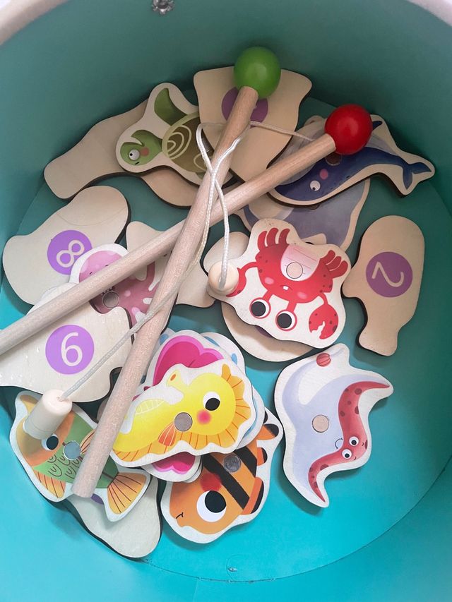 Juego Pesca Montessori 22 piezas