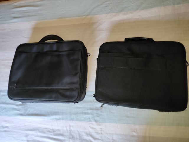 2 Maletines para ordenador negros Inves