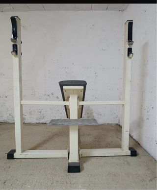 Banco musculación con soporte. OFERTA!