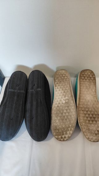 Bambas negras y verdes