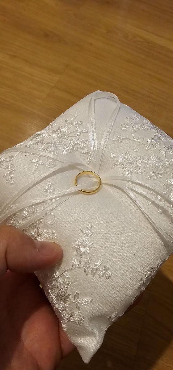 Cojín Arras Boda Blanco