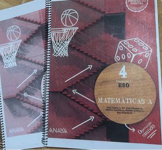 Libro de matematicas A 4 eso