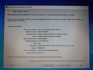 Portátil HP Negro