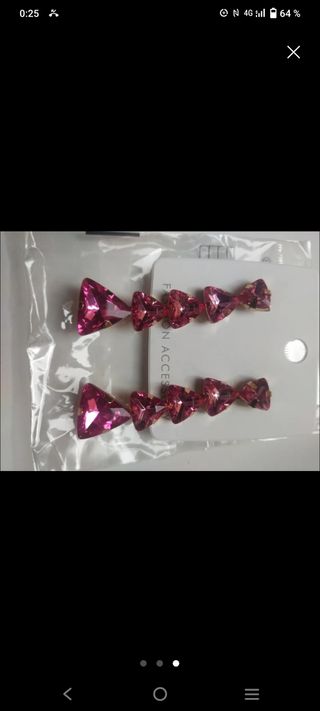 Pendientes rosa | Joyas nuevas