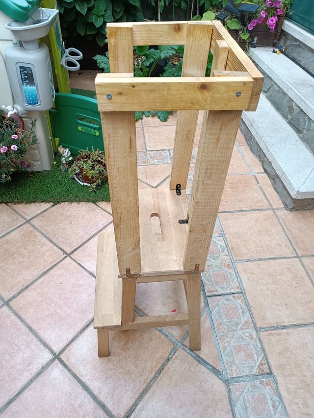 Torre aprendizaje bebé - madera