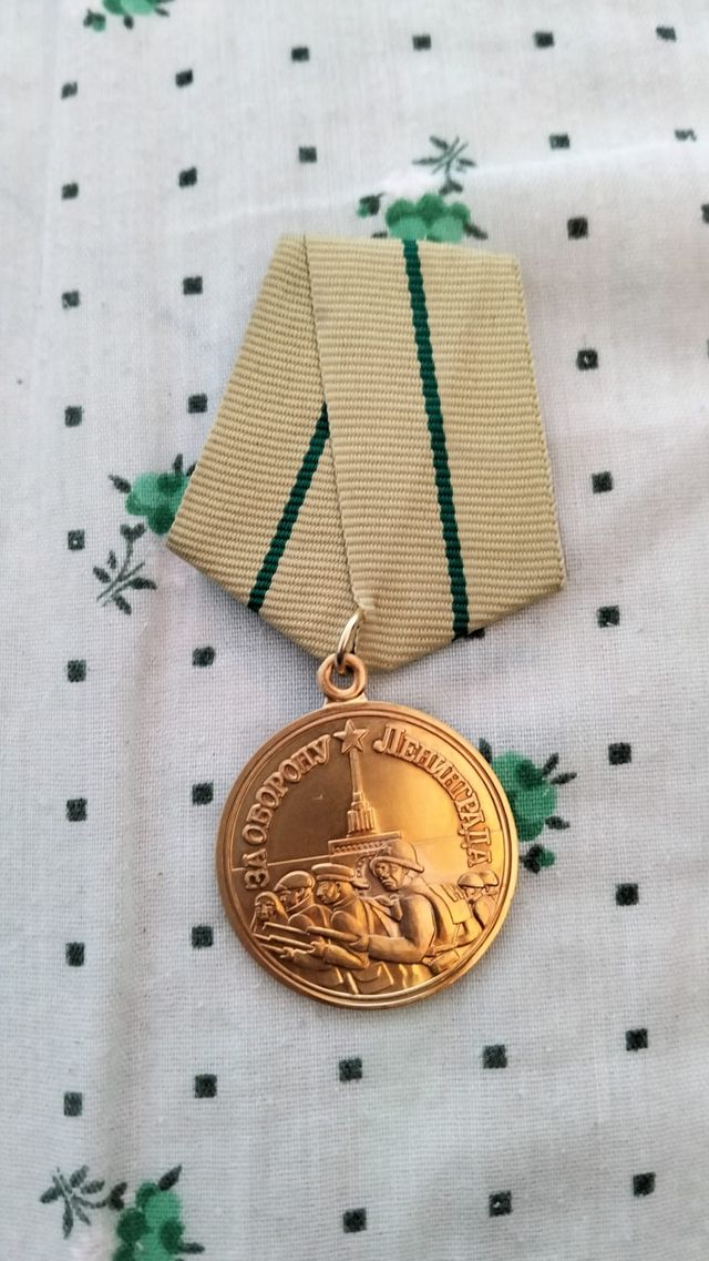 Medalla soviética por la Defensa de Leningrado
