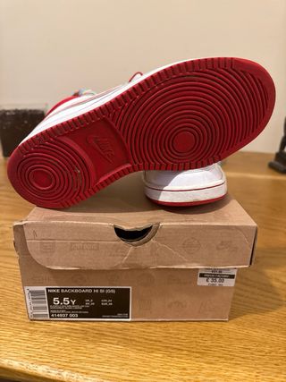 Zapatillas Nike Backboard II blancas 38