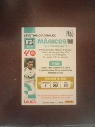Carta Cristiano Ronaldo MGH