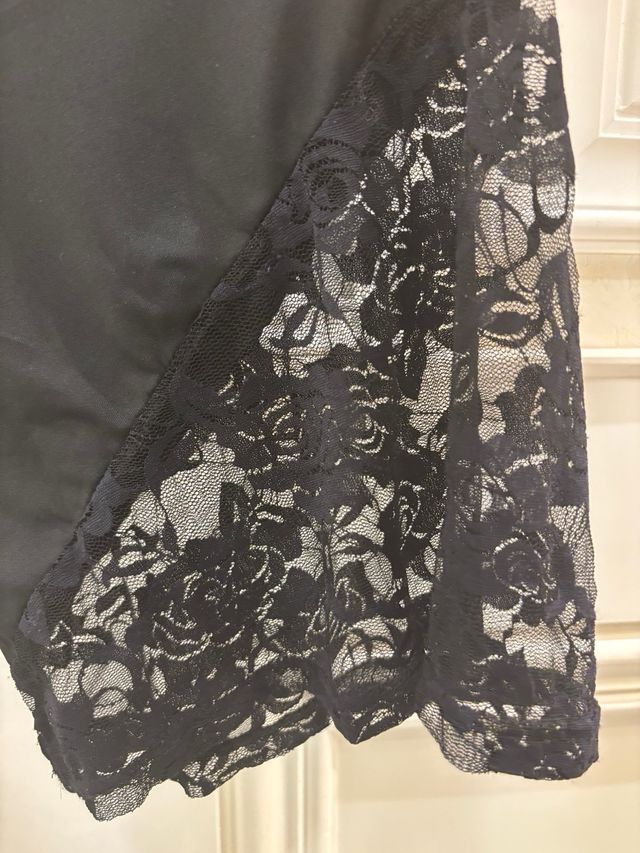 Pantalón negro verano encaje