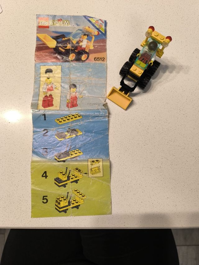 Lego 6512 Mini Escavatore anni '90