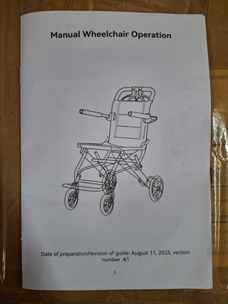 Sedia a rotelle manuale