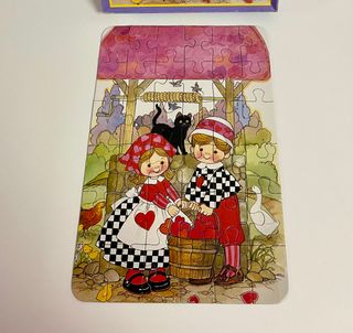 Puzzle infantil vintage FX Schmid caja original
