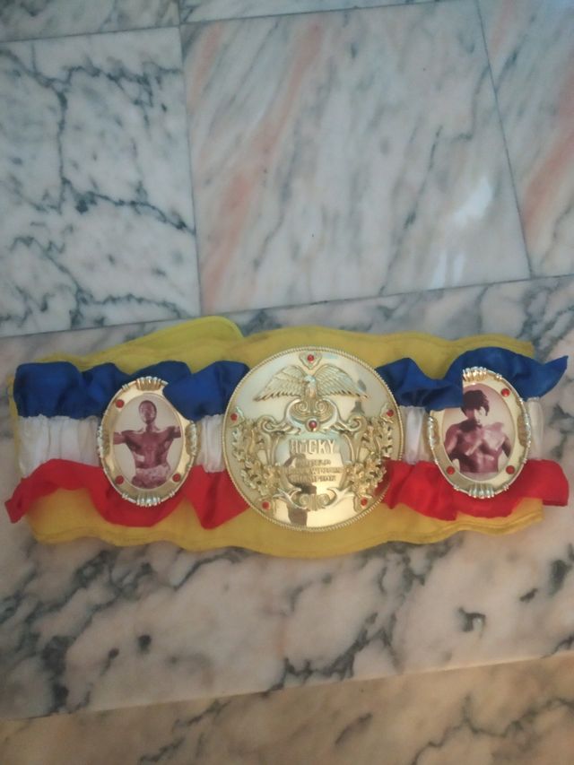 Replica cinturón de Boxeo.Rocki-Apollo