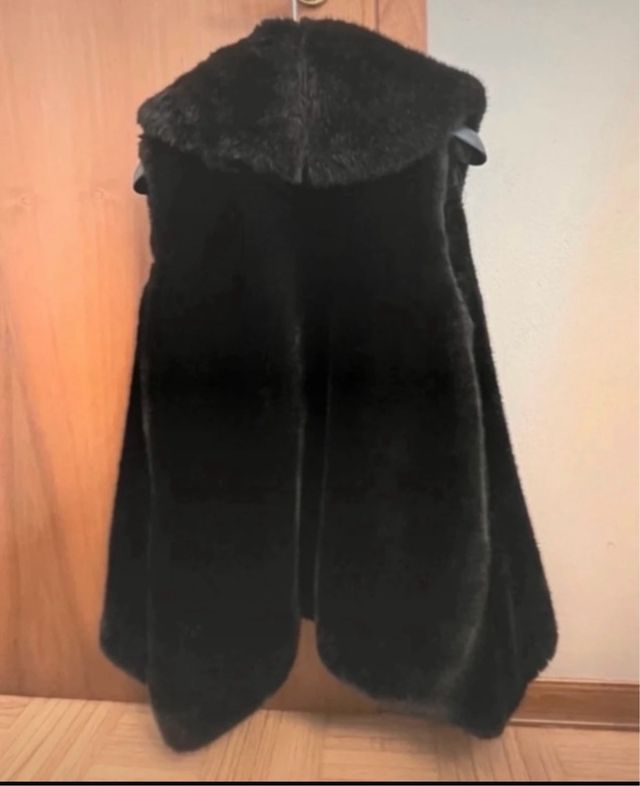 Gilet eco pelliccia nero