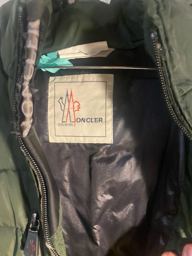 Giacca Moncler verde oliva
