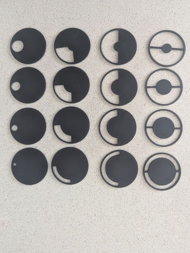 filtros oblicuos y campo oscuro de microscopio