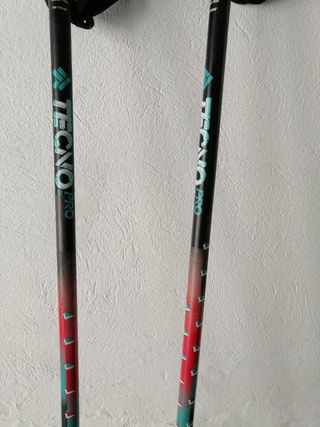 Esquís 170cm + Bastones
