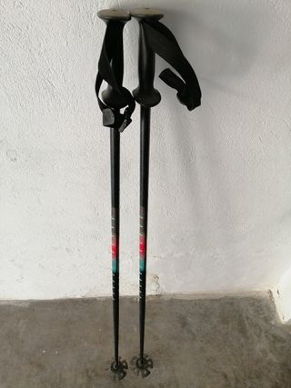 Esquís 170cm + Bastones