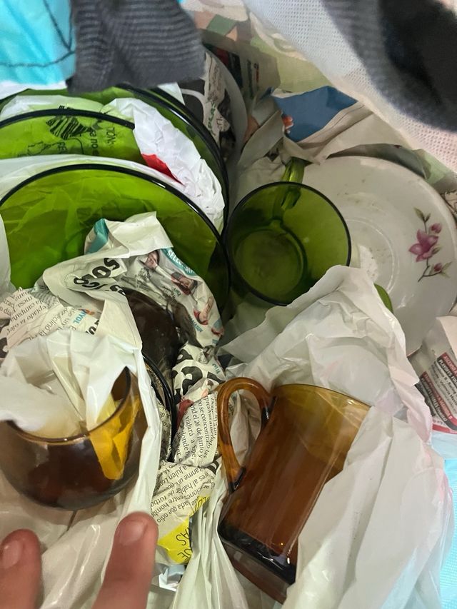 Platos verdes - Juego de 2