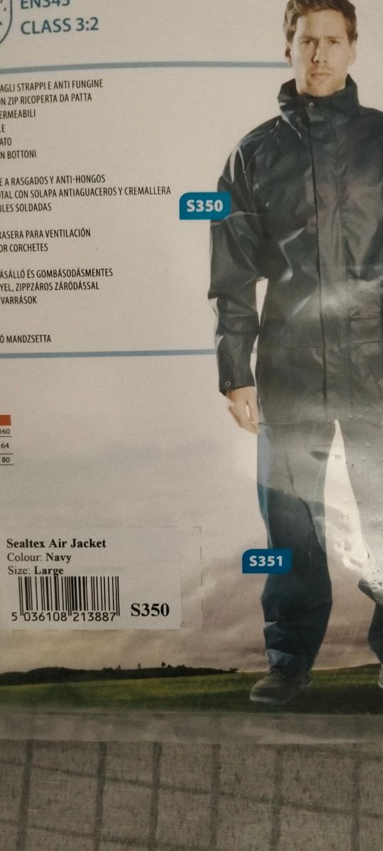 Giacca Impermeabile Sealtex AIR S350