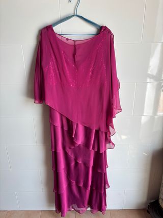 Vestido Couchel Fucsia - Talla 52