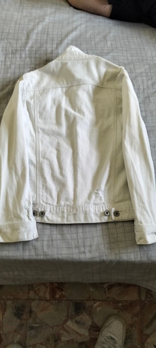 Giacca jeans bianca Terranova