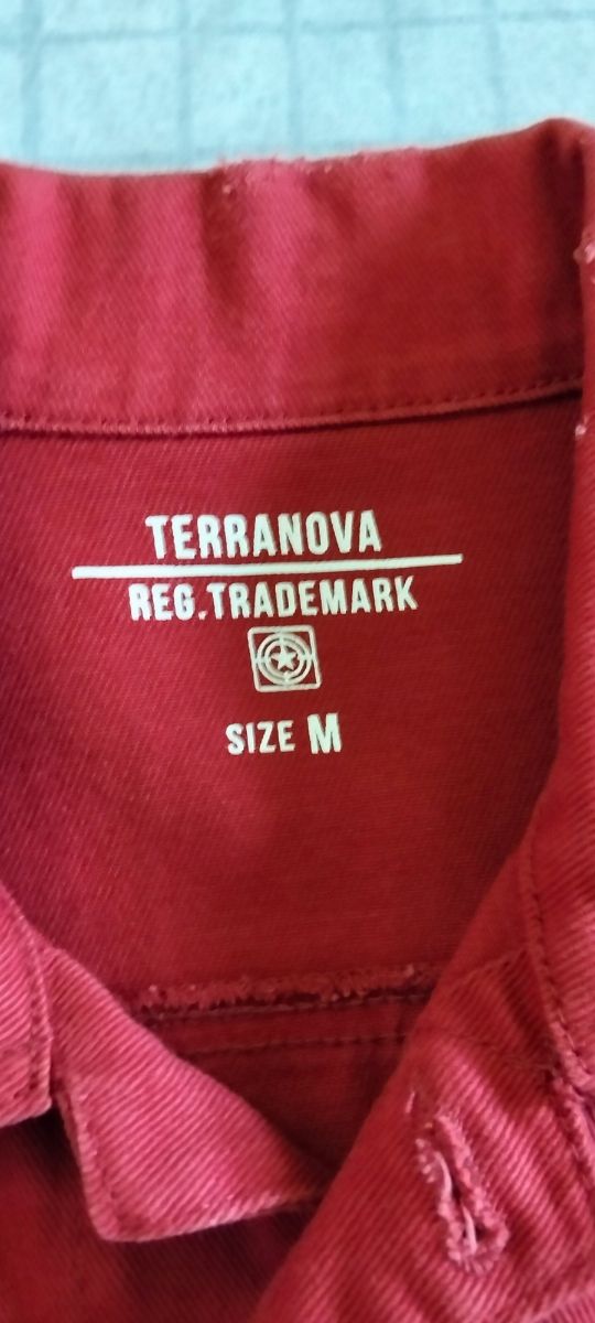 Giacca Jeans Rossa Terranova