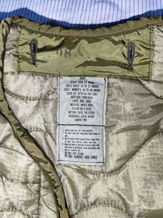 Chaqueta militar M-65 + forro interior small