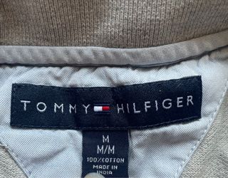 Polo Tommy Hilfiger M - Gris Rayas