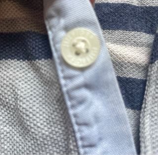 Polo Tommy Hilfiger M - Gris Rayas